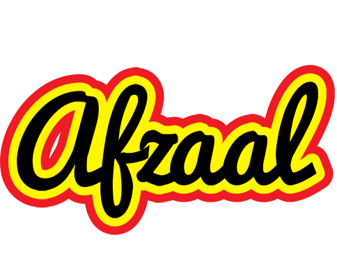 Afzaal flaming logo