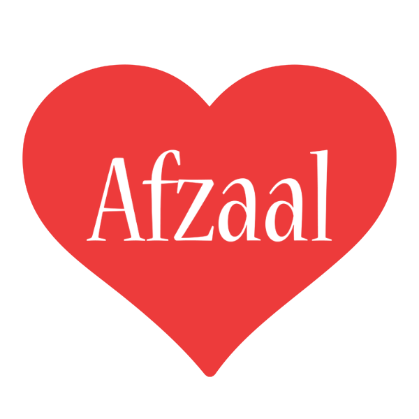 Afzaal love logo