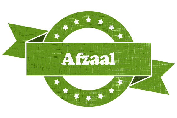 Afzaal natural logo