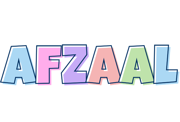 Afzaal pastel logo