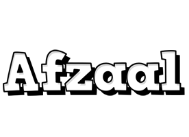 Afzaal snowing logo
