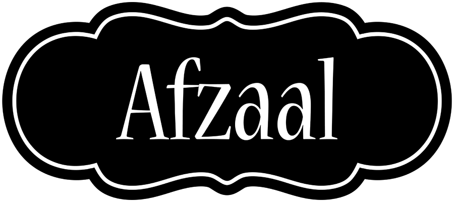Afzaal welcome logo