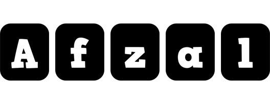 Afzal box logo