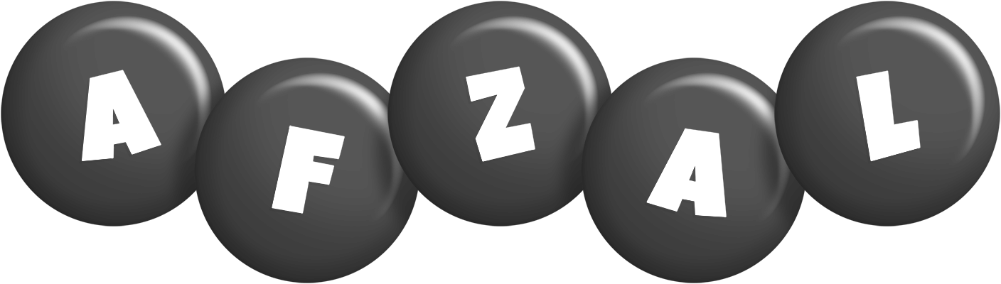 Afzal candy-black logo