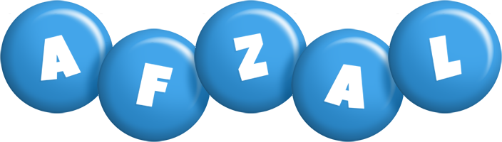 Afzal candy-blue logo