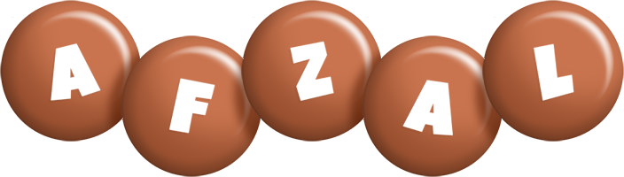 Afzal candy-brown logo