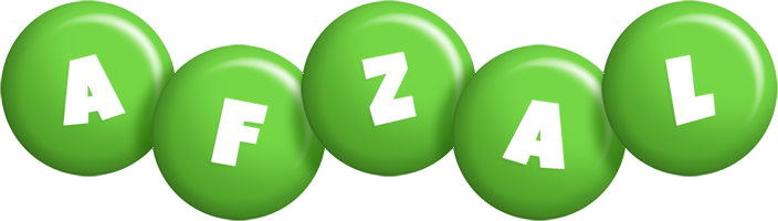 Afzal candy-green logo