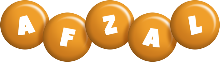 Afzal candy-orange logo