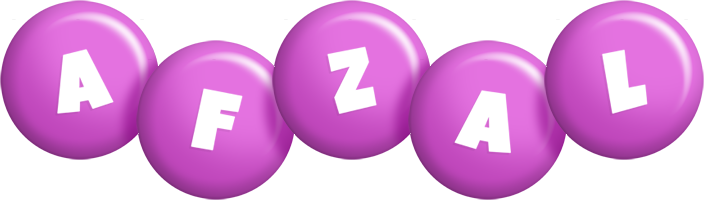 Afzal candy-purple logo