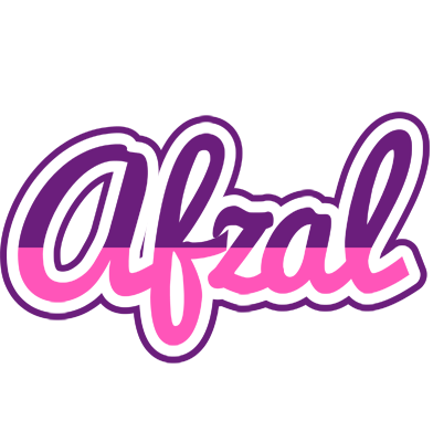 Afzal cheerful logo