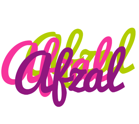 Afzal flowers logo