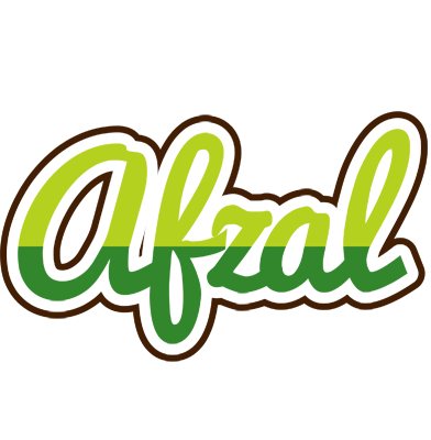 Afzal golfing logo