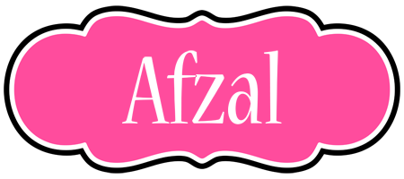 Afzal invitation logo