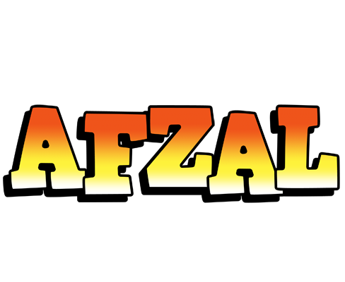 Afzal sunset logo