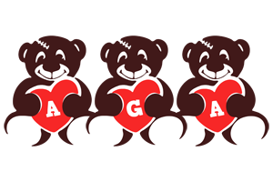 Aga bear logo