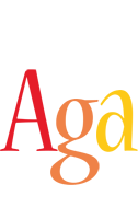 Aga birthday logo