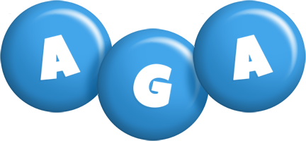 Aga candy-blue logo