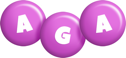 Aga candy-purple logo