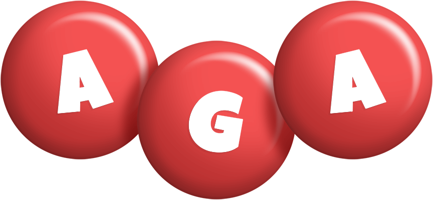 Aga candy-red logo