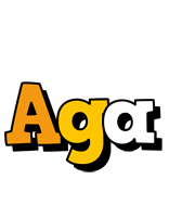 Aga cartoon logo