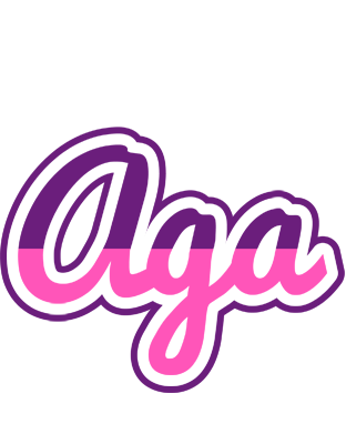 Aga cheerful logo