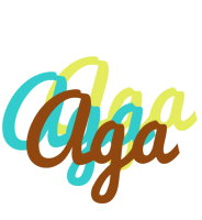 Aga cupcake logo