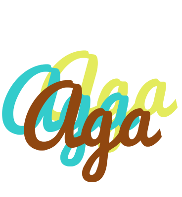 Aga cupcake logo