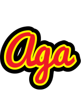 Aga fireman logo