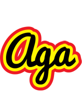 Aga flaming logo