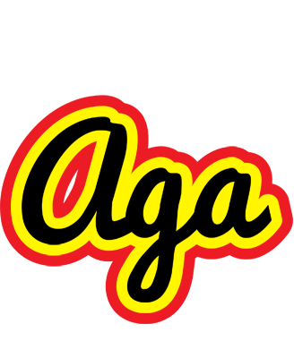 Aga flaming logo