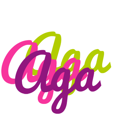 Aga flowers logo