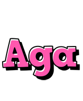 Aga girlish logo