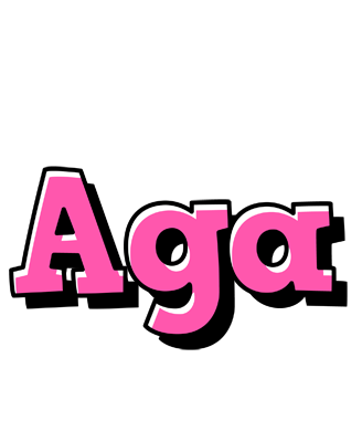 Aga girlish logo