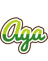 Aga golfing logo