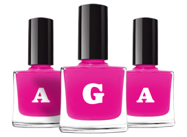 Aga nails logo