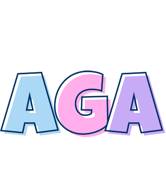 Aga pastel logo
