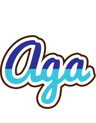 Aga raining logo