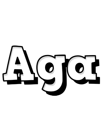 Aga snowing logo
