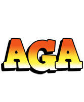 Aga sunset logo