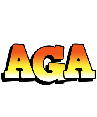 Aga sunset logo