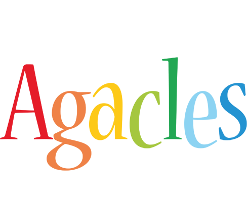Agacles birthday logo