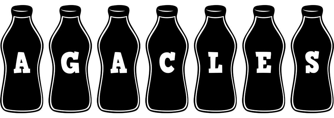 Agacles bottle logo