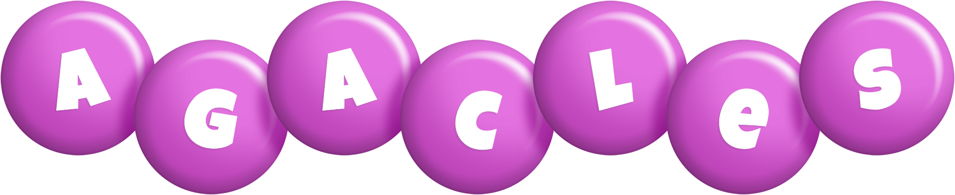 Agacles candy-purple logo