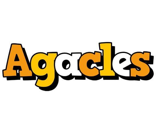 Agacles cartoon logo