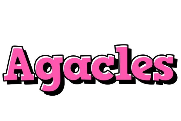 Agacles girlish logo