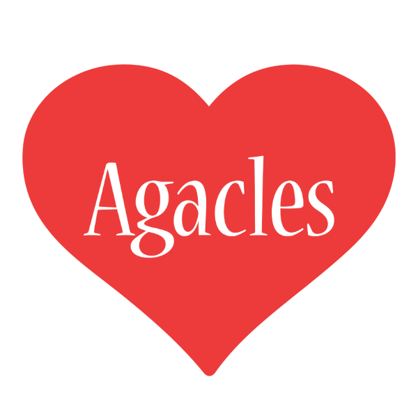Agacles love logo