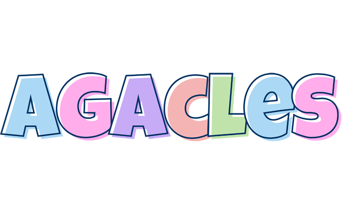 Agacles pastel logo