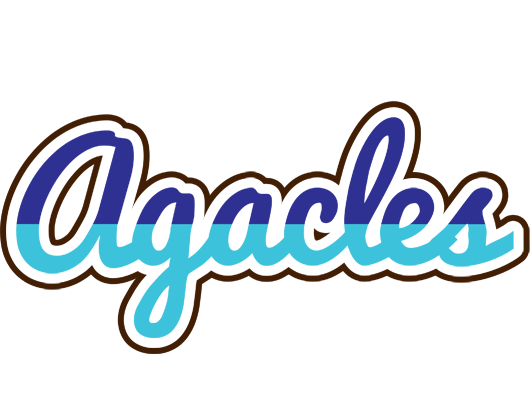 Agacles raining logo