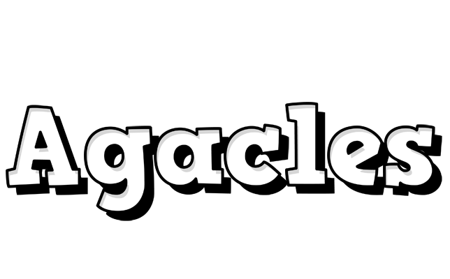 Agacles snowing logo