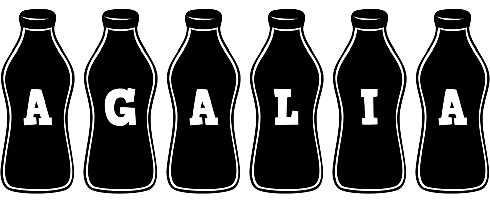 Agalia bottle logo